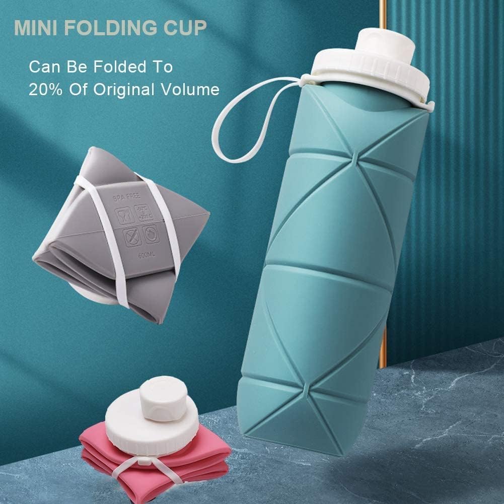 Foldable Silicone Water Bottle 660ml