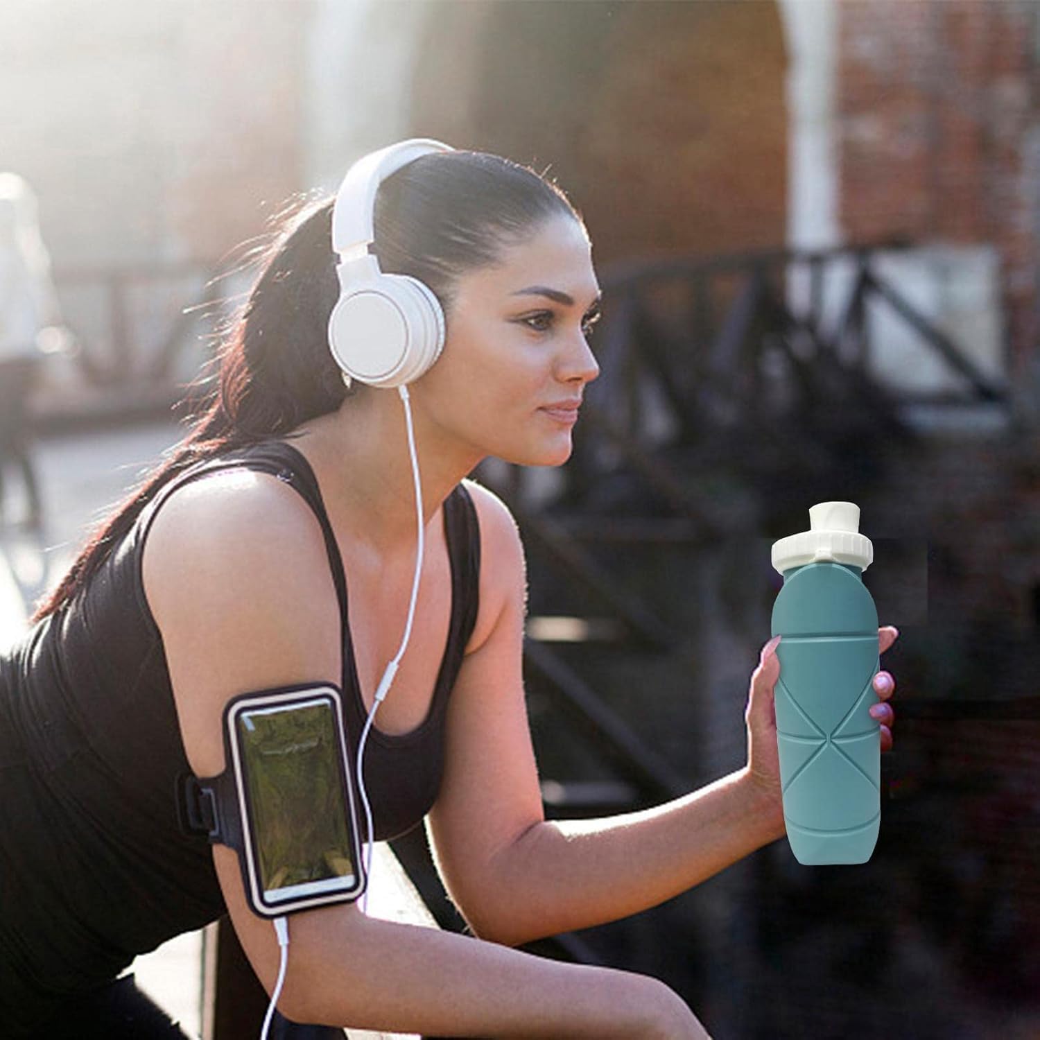 Foldable Silicone Water Bottle 660ml