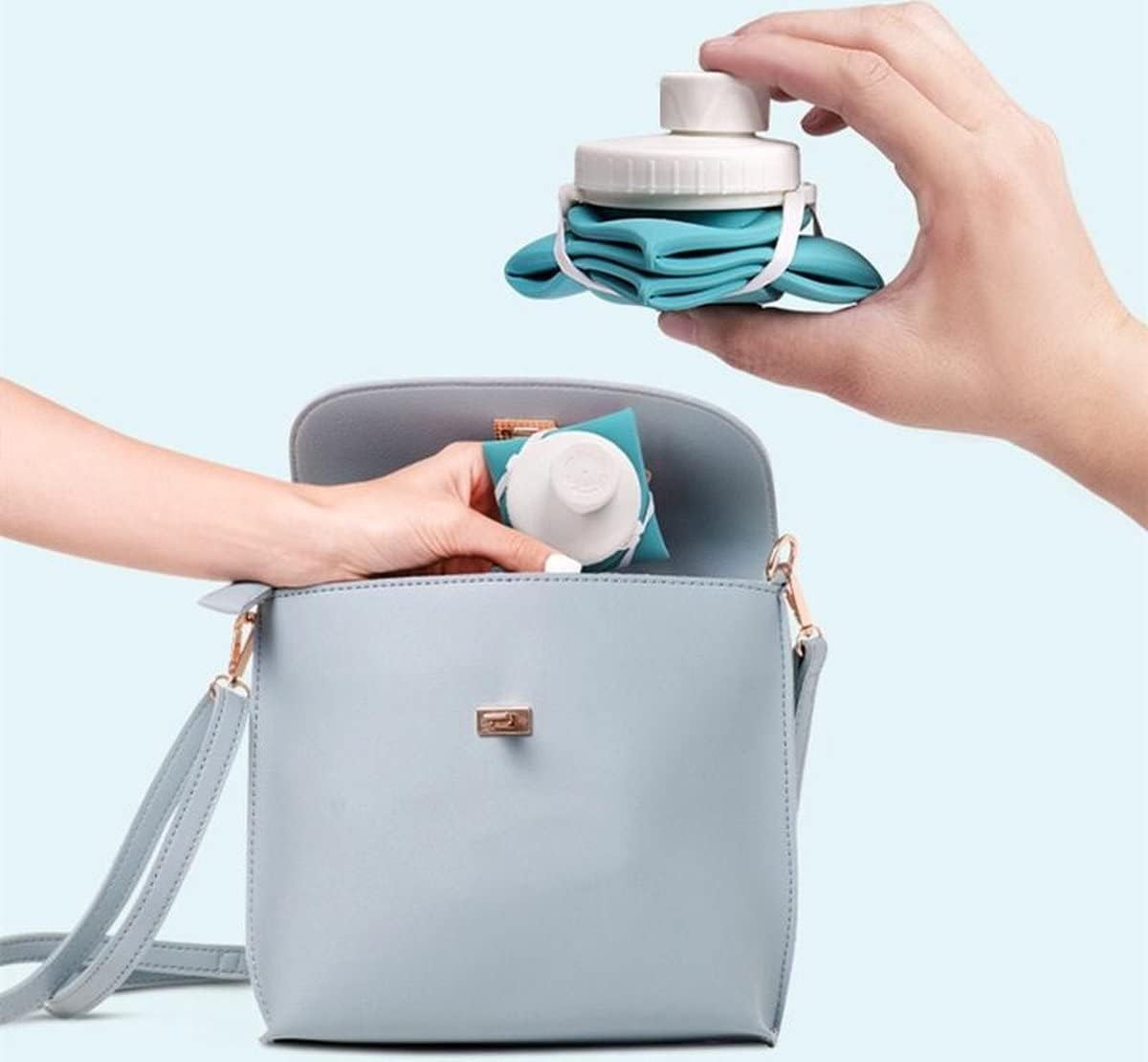 Foldable Silicone Water Bottle 660ml