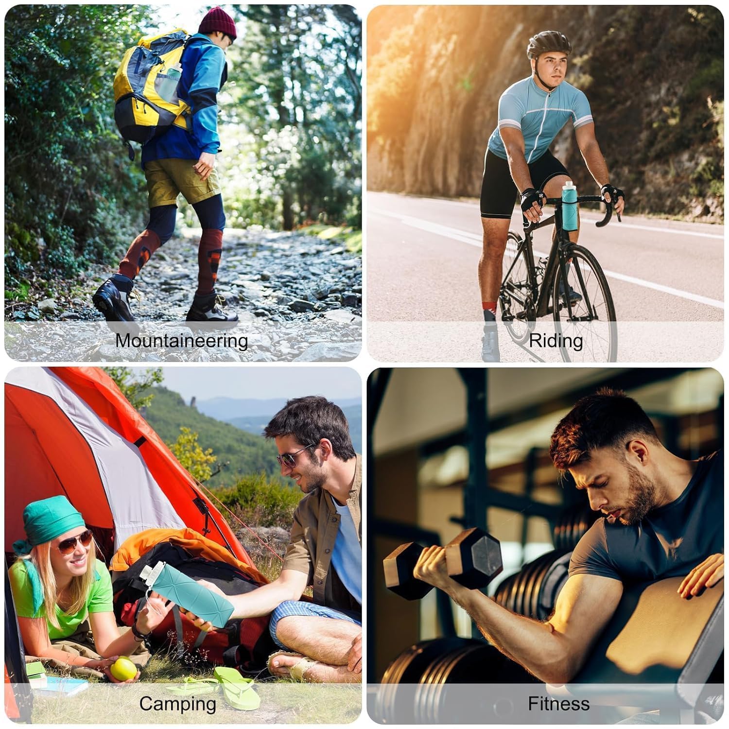 Foldable Silicone Water Bottle 660ml
