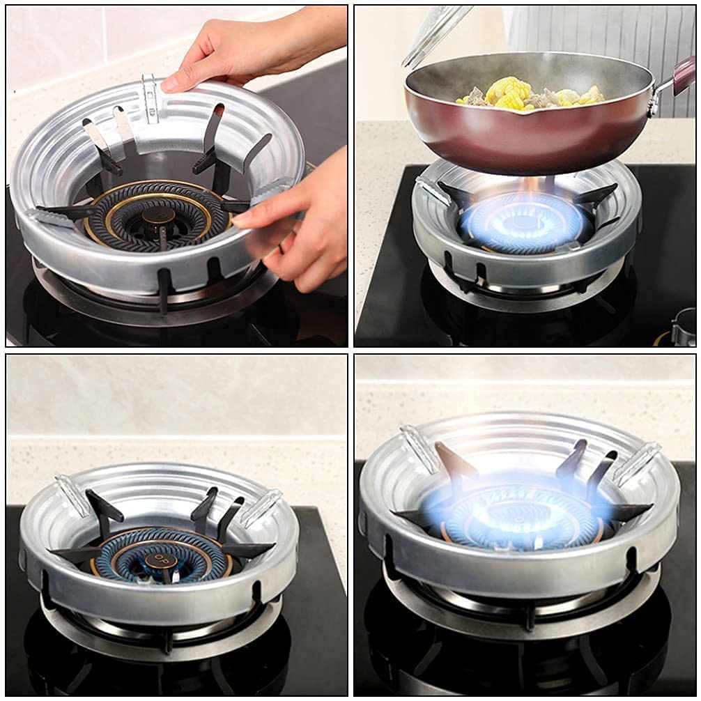 Gas Saving Stove Stand Ring for Gas Burner - close up view