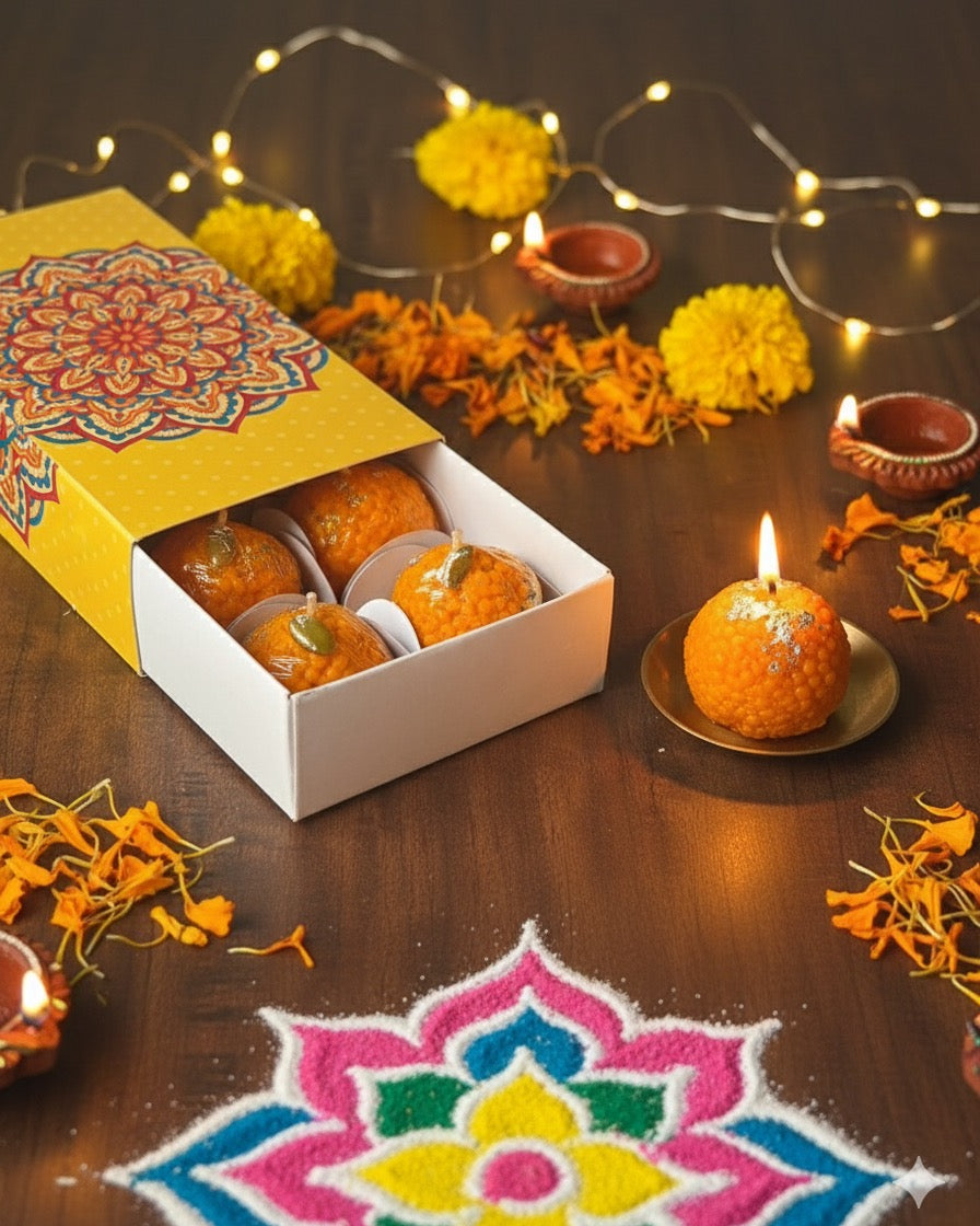 Motichoor Laddu Soy Scented Candle