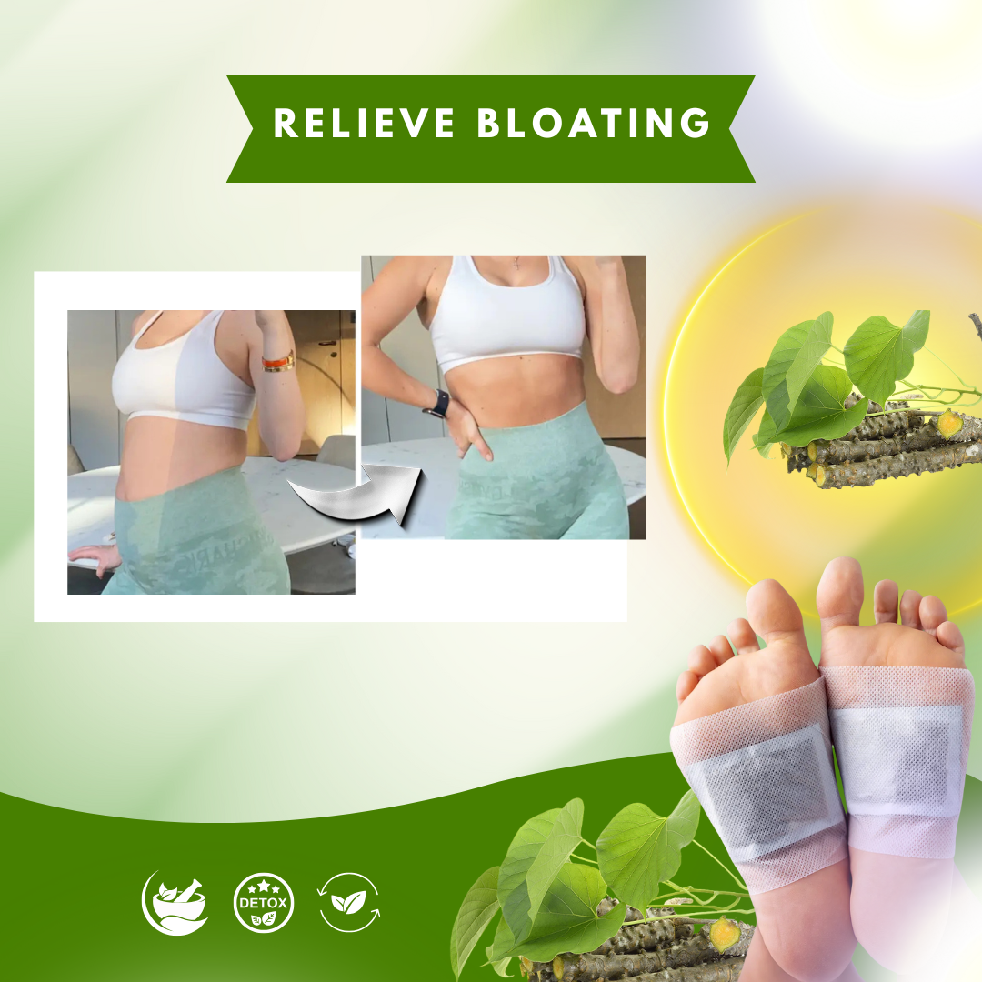Cleansing Foot pads Toxins Stress Relief (10 Patches)