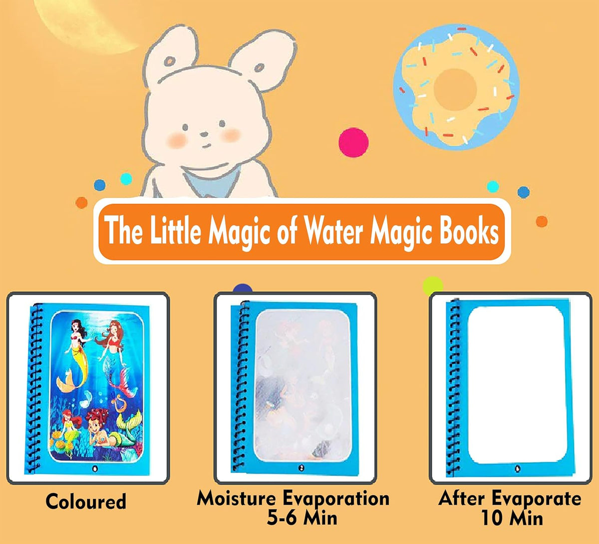Magic Water Coloring Book for Kids