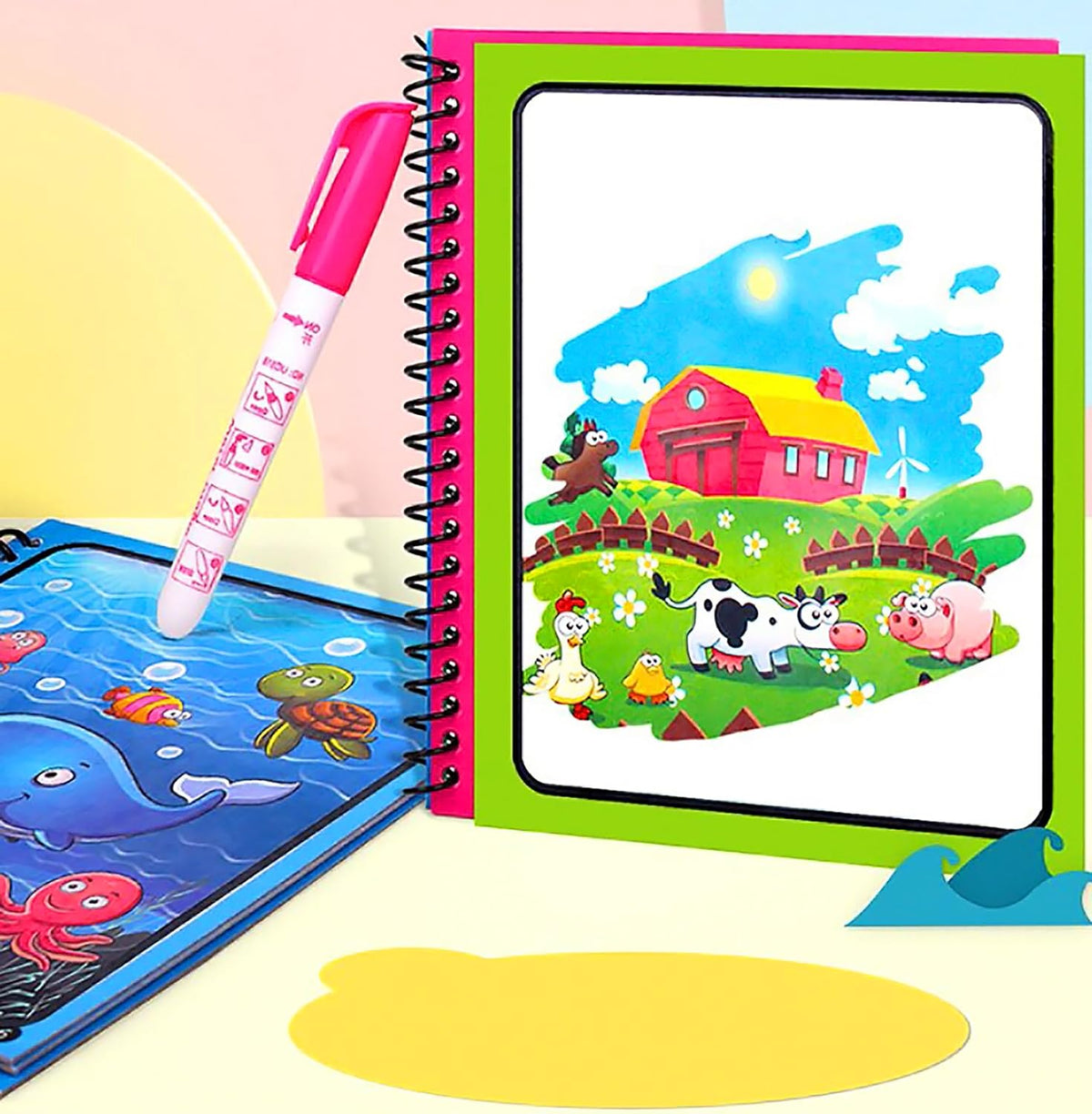 Magic Water Coloring Book for Kids
