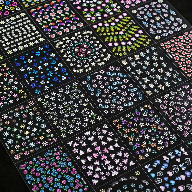 Mini Flower Nail Art Stickers
