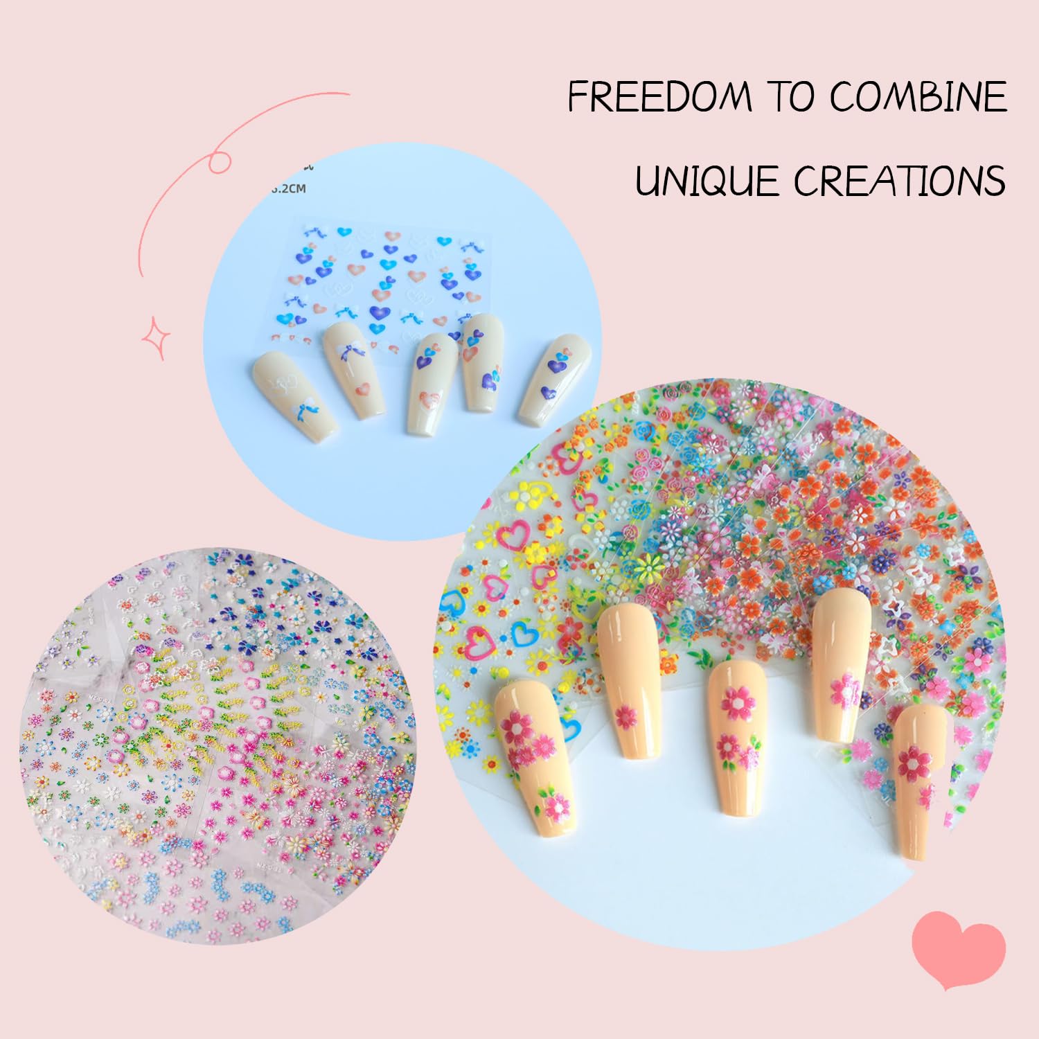 Mini Flower Nail Art Stickers