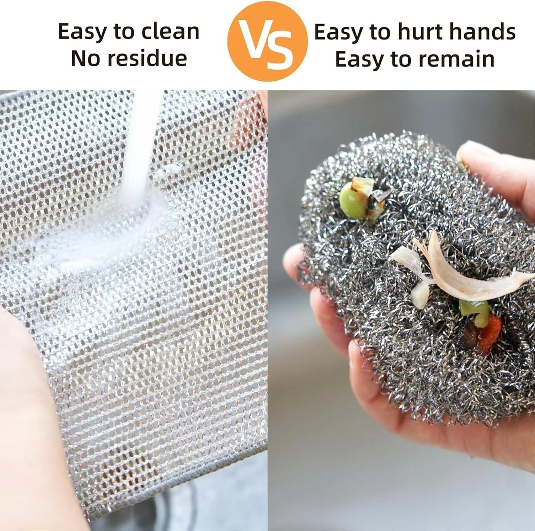 Multipurpose Wire Dishwashing Cleaning Rag (Pack of 10) BUY 10 GET 10 FREE