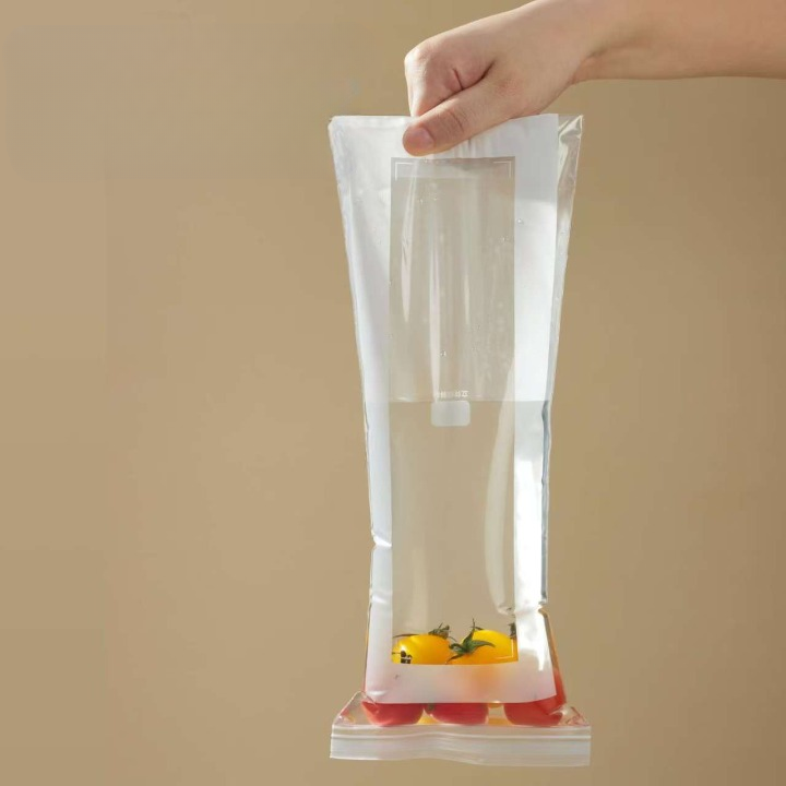 Vegetable Storage Bag - Fresh-keep Zip Pouches - in use