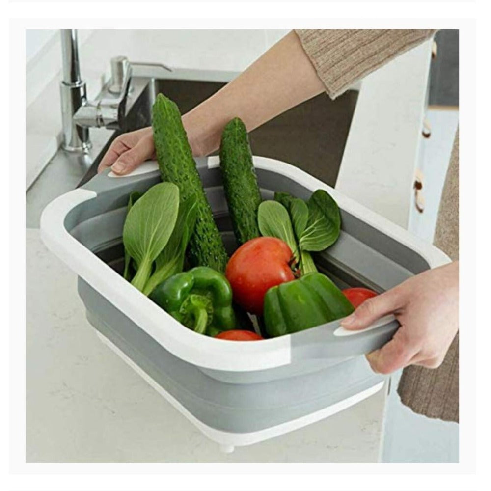 Multifunctional Silicon Kitchen Foldable Chopping Board - product details