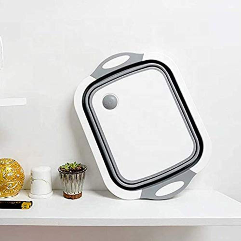 Multifunctional Silicon Kitchen Foldable Chopping Board - front view