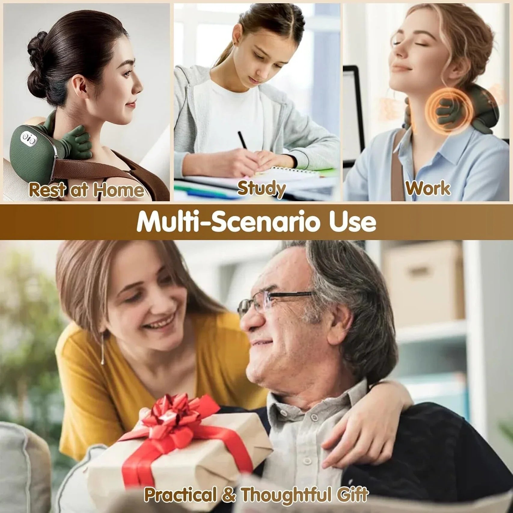Bionic Heated Neck & Shoulder Massager