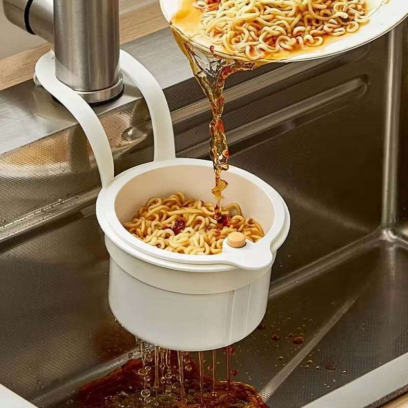 Hanging Sink Drain Basket (Assorted Colors) - packaging