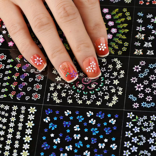 Mini Flower Nail Art Stickers