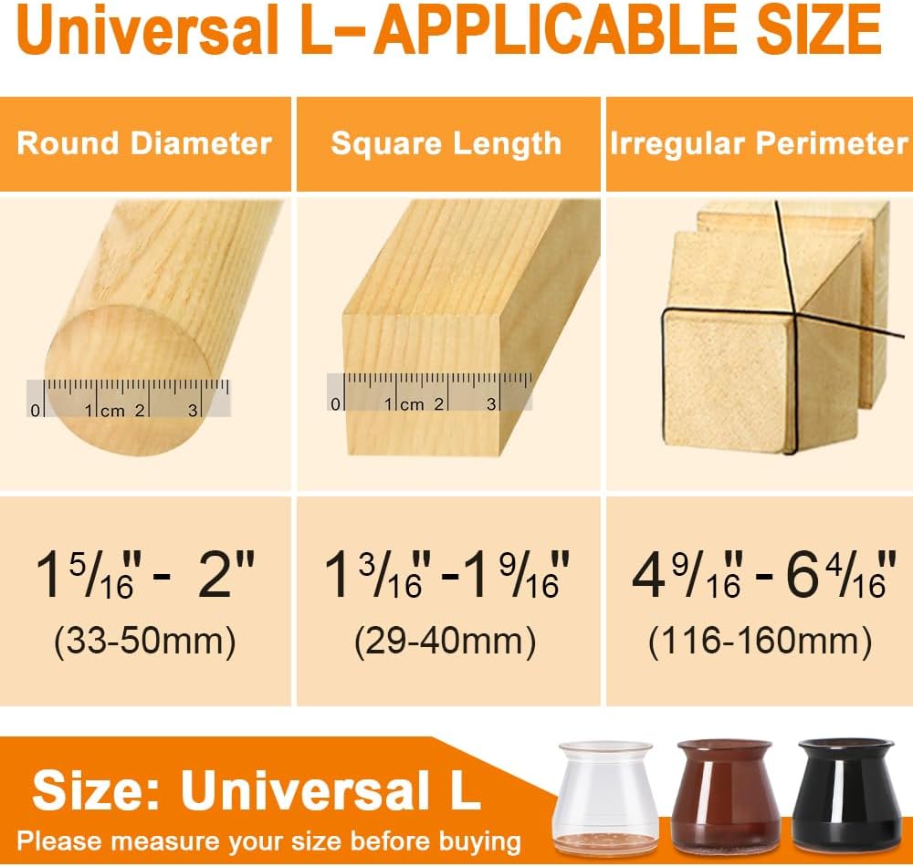 Chair Legs Floor Protectors