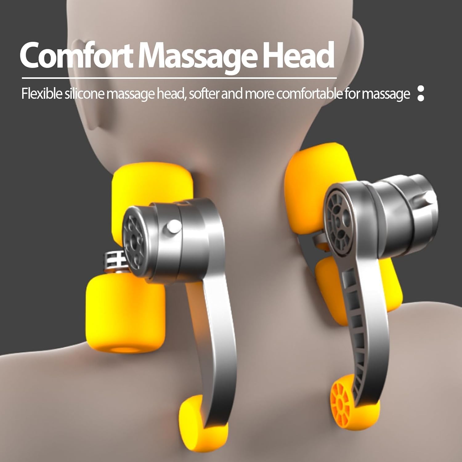 Wireless Shiatsu Neck and Shoulder Massager with Heat – Deep Tissue Back & Body Massager