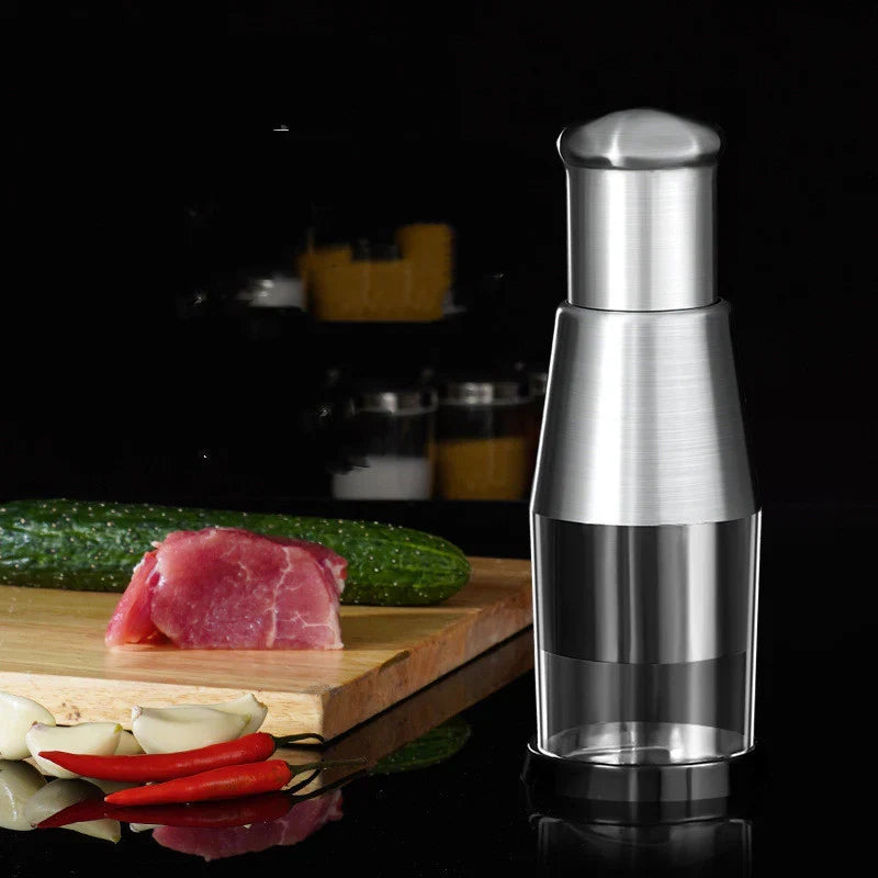 Hand Press Chopper – Stainless Steel Blade - product details