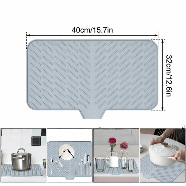 Silicone Dish Drying Mat |🔥Flat 50% Savings🔥