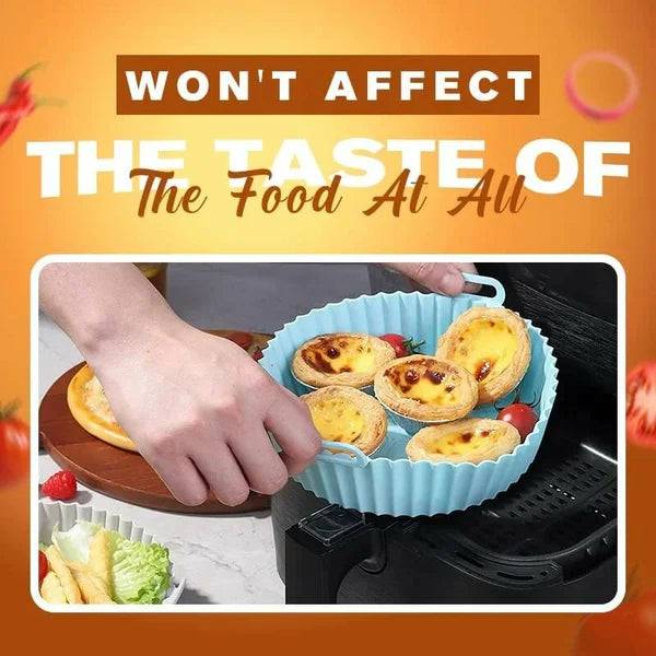 Air Fryer Silicone Reusable Baking Tray - front view