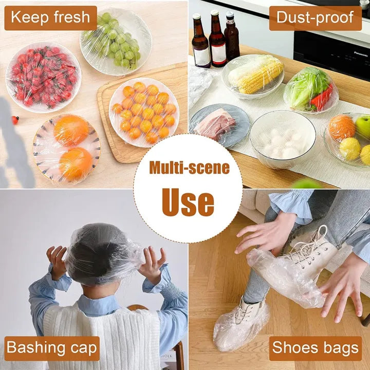 Reusable Elastic Food Storage Plastic Covers - product details
