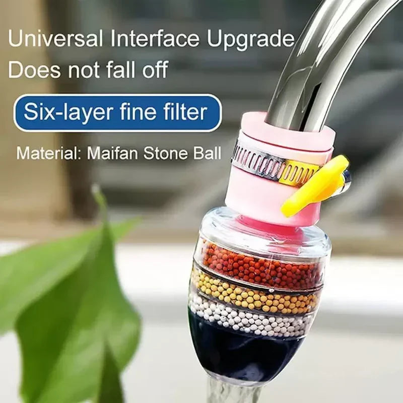 Activated Carbon Faucet Water Filter – Clean & Purify Your Tap Water - complete set